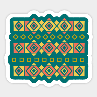 Rustic Geometric Pattern Sticker